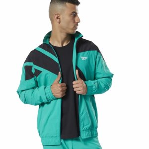 Reebok Classic Vector Track Jacke Herren - Türkis - DE 489-PDX